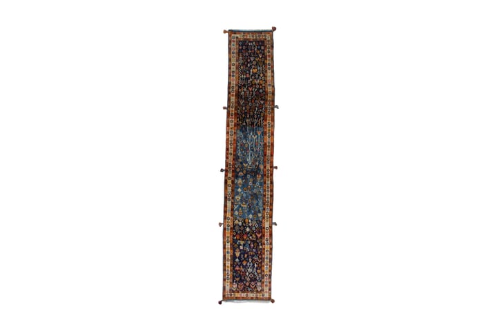 Käsinsolmittu Persialainen matto 54x322 cm - Tummansininen / Ruskea - Kodintekstiilit - Matot - Itämainen matto