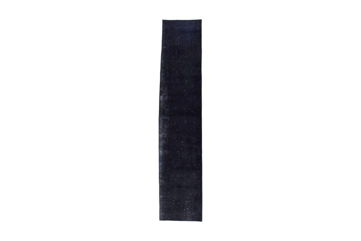 Käsinsolmittu Persialainen matto 79x387 cm Vintage - Musta / Tummansininen - Kodintekstiilit - Matot
