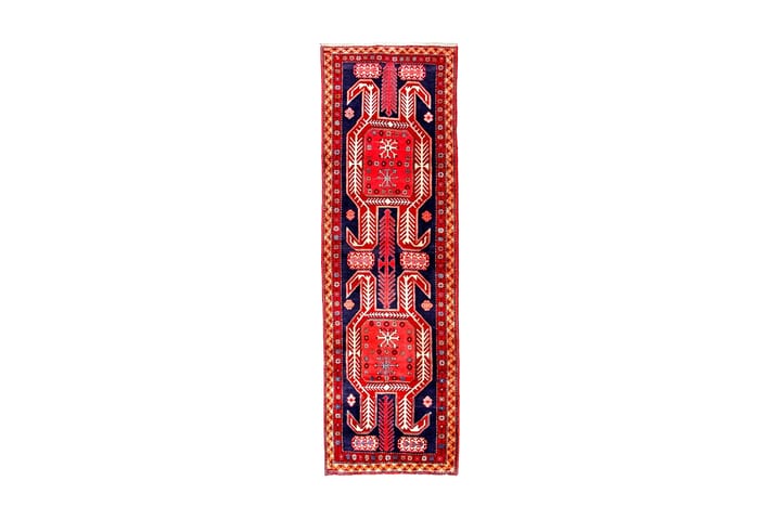 Käsinsolmittu Persialainen matto 81x258 cm - Tummansininen / Punainen - Kodintekstiilit & matot - Matto - Itämainen matto