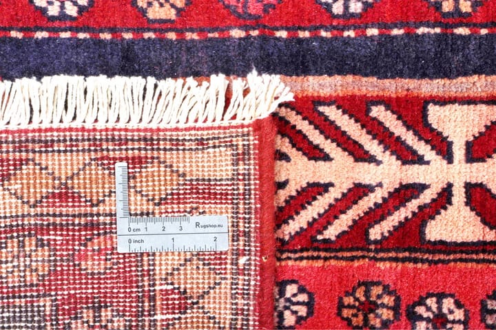 Käsinsolmittu Persialainen matto 81x258 cm - Tummansininen / Punainen - Kodintekstiilit - Matot - Itämainen matto