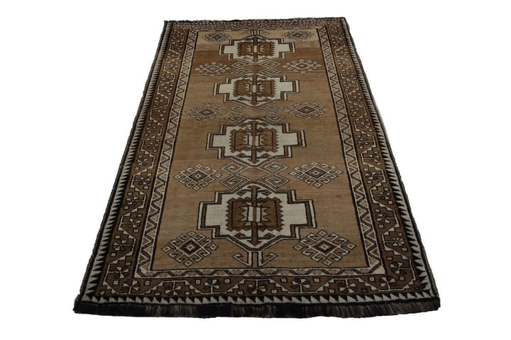 Käsinsolmittu Persialainen matto Varni 107x209 cm Kelim - Beige / Ruskea - Kodintekstiilit & matot - Matto - Itämainen matto