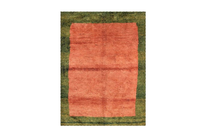 Käsinsolmittu Persialainen Villamatto 190x250 cm Gabbeh Shir - Vaaleanpunainen / vihreä - Kodintekstiilit & matot - Matto - Itämainen matto