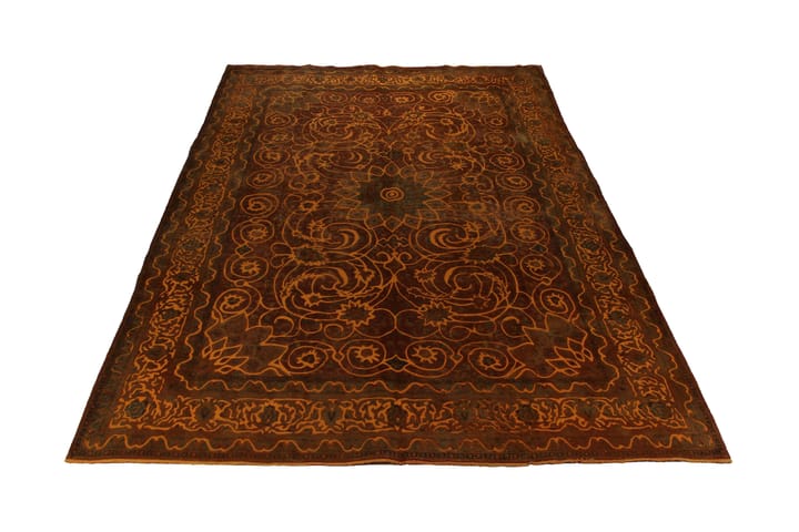 Käsinsolmittu Persialainen Villamatto 288x398 cm Vintage - Ruskea / Oranssi - Kodintekstiilit - Matot - Itämainen matto