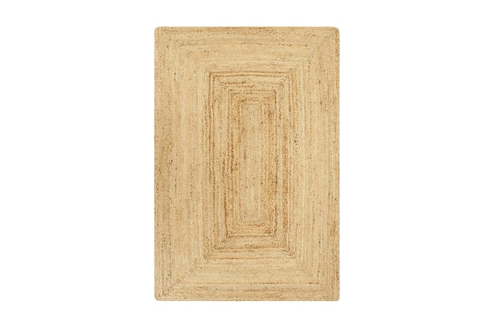 Käsintehty juuttimatto luonnollinen 120x180 cm - Ruskea - Kodintekstiilit & matot - Matto - Käsintehdyt matot