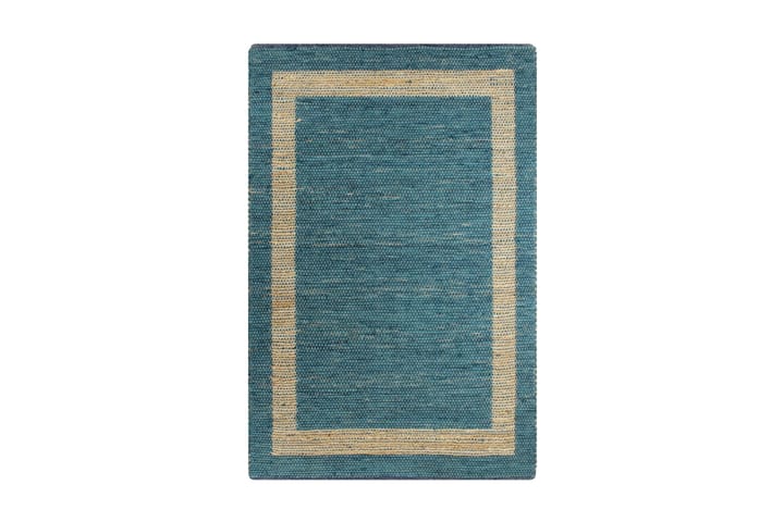 Käsintehty juuttimatto sininen 160x230 cm - Sininen - Kodintekstiilit & matot - Matto - Käsintehdyt matot