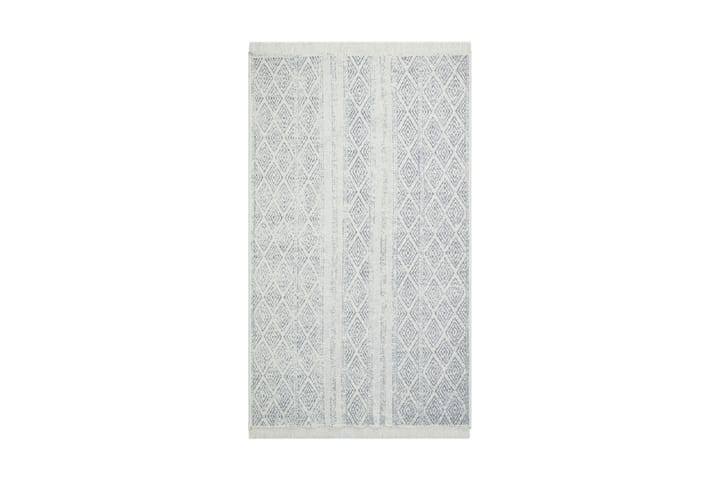 Eteismatto Caleban 80x300 cm - Harmaa/valkoinen/puuvilla - Kodintekstiilit - Matot - Moderni matto - Käytävämatto