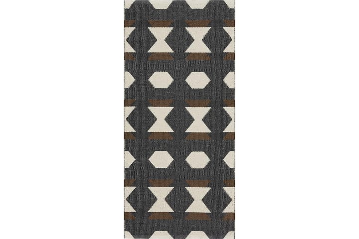 Eteismatto Disa Mixed 70x150 cm Musta - Horredsmattan - Kodintekstiilit & matot - Matto - Moderni matto - Käytävämatto