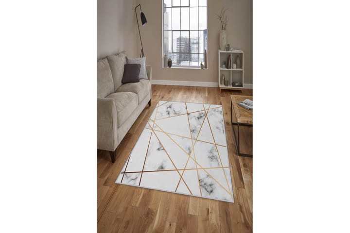 Eteismatto Narinsah 100x300 cm - Monivärinen - Kodintekstiilit & matot - Matto - Moderni matto - Kuviollinen matto