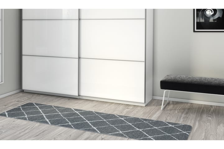 Käytävämatto Aada 80x400 cm Antrasiitti - Hestia - Kodintekstiilit & matot - Matto - Moderni matto - Käytävämatto