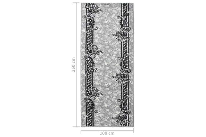 Käytävämatto BCF harmaa 100x250 cm - Harmaa - Kodintekstiilit & matot - Matto - Moderni matto - Käytävämatto