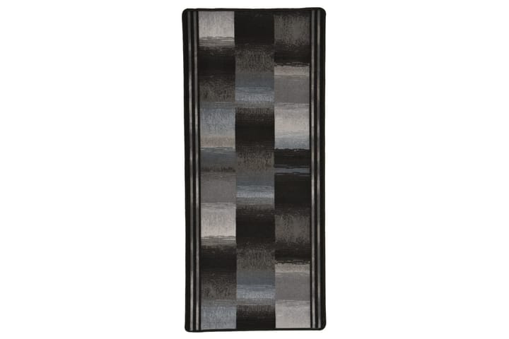 Käytävämatto geelipohja tiilikuvio musta 67x200 cm - Musta - Kodintekstiilit - Matot - Erikoismatto - Pelimatto