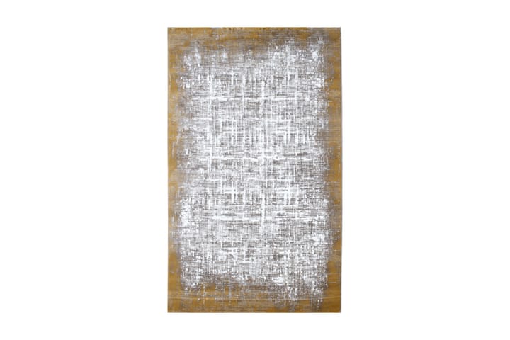 Käytävämatto Tacettin 80x300 cm - Keltainen/Harmaa - Kodintekstiilit & matot - Matto - Moderni matto - Käytävämatto