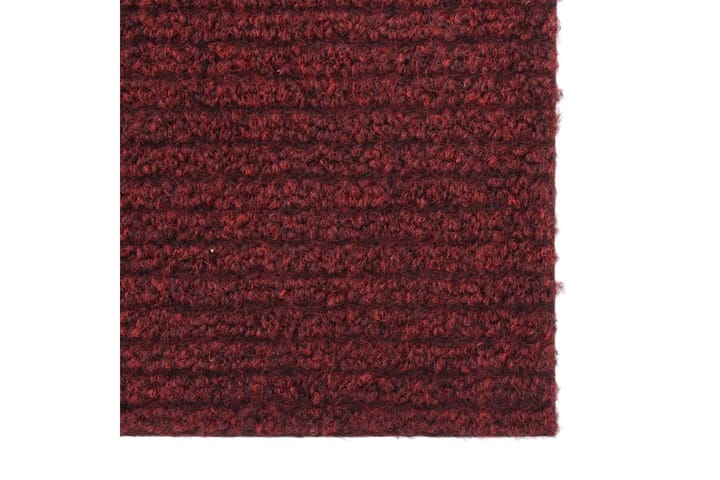Käytävän kuramatto 100x350 cm viininpunainen - Punainen - Kodintekstiilit - Matot - Moderni matto - Käytävämatto