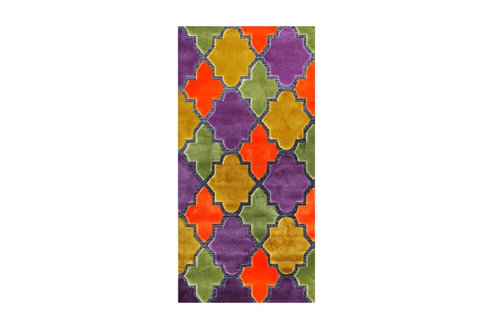 Matto Diamond Oranssi/Sinappi 80x150 - Pierre Cardin - Kodintekstiilit & matot - Matto - Moderni matto - Käytävämatto