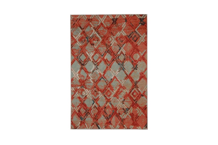 Matto Abril 100x200 cm - Monivärinen - Kodintekstiilit & matot - Matto - Moderni matto - Kuviollinen matto