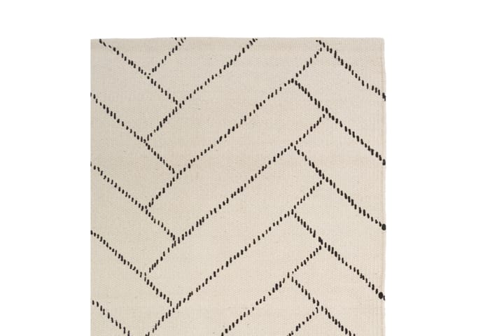 Matto Aitta 140x200 cm Valkoinen - Finarte - Kodintekstiilit - Matot - Moderni matto - Kuviollinen matto