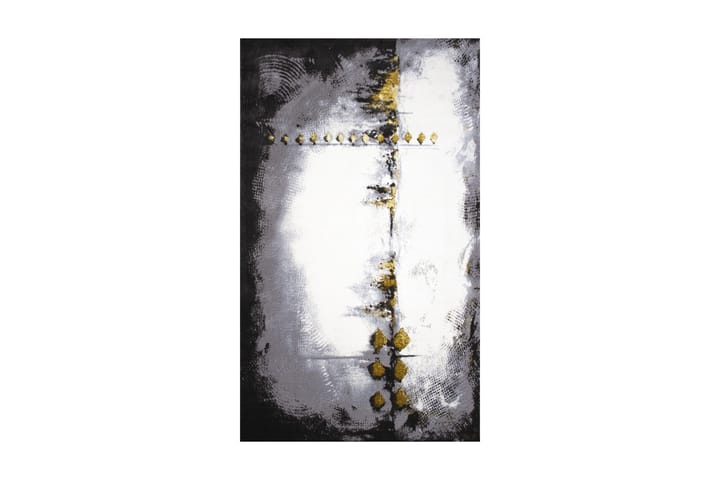 Matto Asaphe 120x170 cm - Valk/musta/harmaa/kulta - Kodintekstiilit & matot - Matto - Moderni matto - Kuviollinen matto