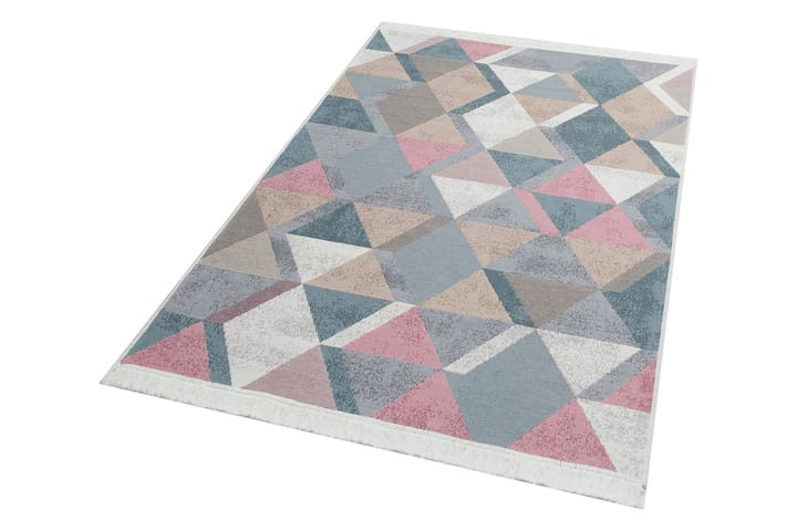 Matto Caleban 120x180 cm - Sin/V.pun/Beige/Harm/Puuvilla - Kodintekstiilit - Matot - Moderni matto - Kuviollinen matto