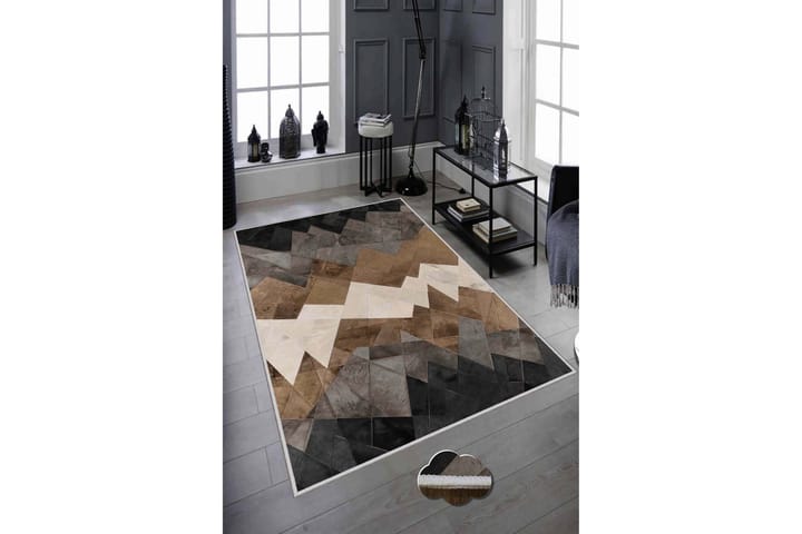Matto Homefesto 100x200 cm - Monivärinen - Kodintekstiilit & matot - Matto - Moderni matto - Kuviollinen matto