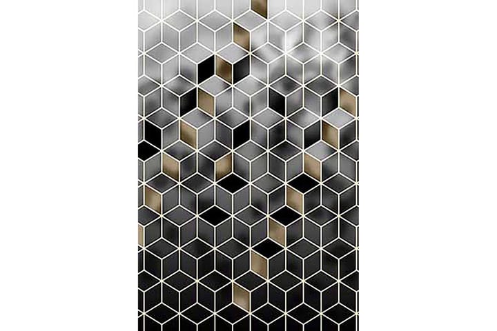 Matto Homefesto 140x220 cm - Monivärinen - Kodintekstiilit & matot - Matto - Moderni matto - Kuviollinen matto