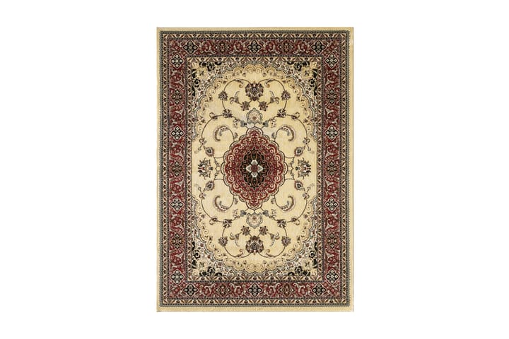 Matto Salerno Beige/Tummanpunainen 120x170 - D-sign - Kodintekstiilit - Matot - Moderni matto - Kuviollinen matto