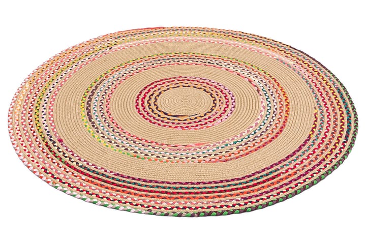 Matto Santoshe 120x120 cm - Monivärinen - Kodintekstiilit & matot - Matto - Moderni matto - Kuviollinen matto