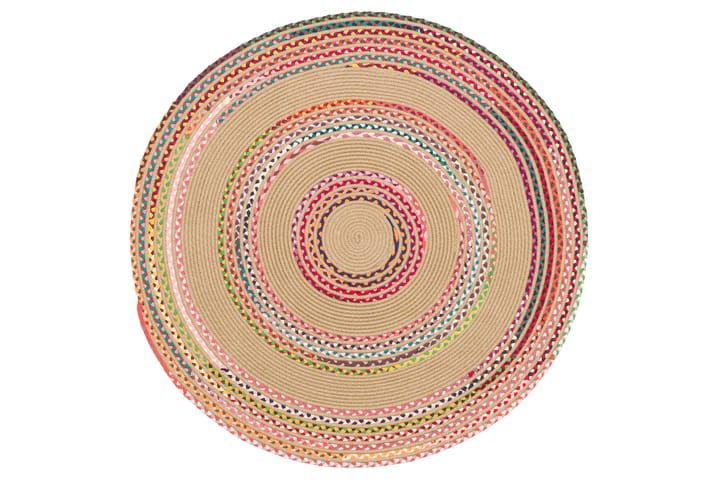 Matto Santoshe 150x150 cm - Monivärinen - Kodintekstiilit & matot - Matto - Moderni matto - Kuviollinen matto