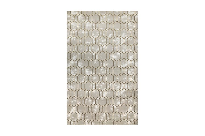 Matto Tacettin 120x170 cm - Kulta - Kodintekstiilit & matot - Matto - Moderni matto - Kuviollinen matto