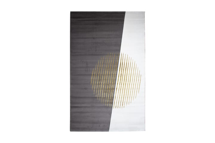 Matto Tacettin 150x230 cm - Kulta/Valkoinen - Kodintekstiilit - Matot - Moderni matto - Kuviollinen matto