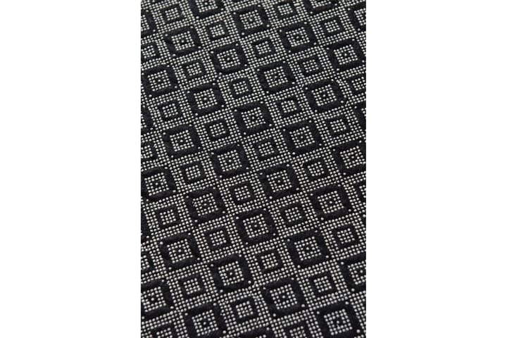 Matto Vogue 120x180 cm - Valkoinen/musta/sametti - Kodintekstiilit - Matot - Moderni matto - Kuviollinen matto