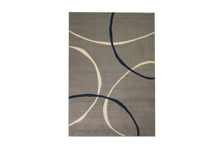 Moderni matto ympyräkuvio 80x150 cm harmaa - Monivärinen - Kodintekstiilit - Matot - Moderni matto - Kuviollinen matto
