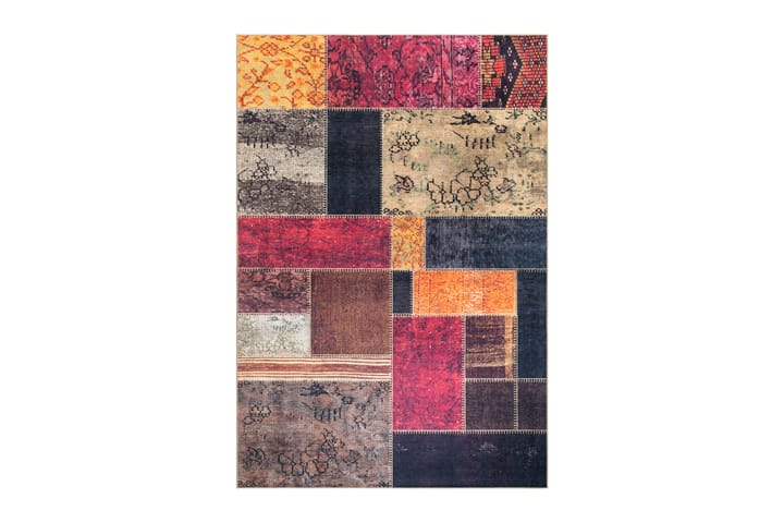 Wilton-matto Gizmo Patch 200x290 cm Pestävä - Monivärinen - Kodintekstiilit - Matot - Moderni matto - Kuviollinen matto