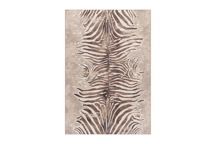 Wilton-matto Gizmo Zebra 160x230 cm Pestävä - Pellavabeige - Kodintekstiilit - Matot - Moderni matto - Kuviollinen matto
