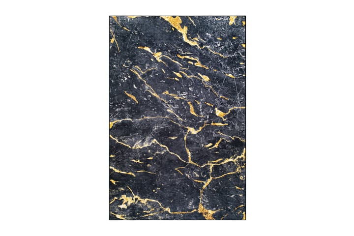 Wilton-matto Raven Marble 160x230 cm Painettu Matto Pestävä - Musta - Kodintekstiilit - Matot - Moderni matto - Nukkamatto