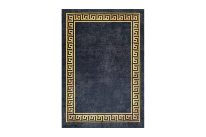Wilton-matto Raven Versace 160x230 cm Painettu Matto Pestävä - Musta - Kodintekstiilit - Matot - Moderni matto - Kuviollinen matto