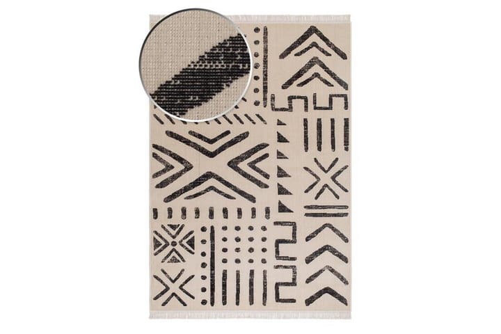 Wiltonmatto Tulum Inka 200x290 cm - Kermanvalkoinen - Kodintekstiilit & matot - Matto - Moderni matto - Kuviollinen matto