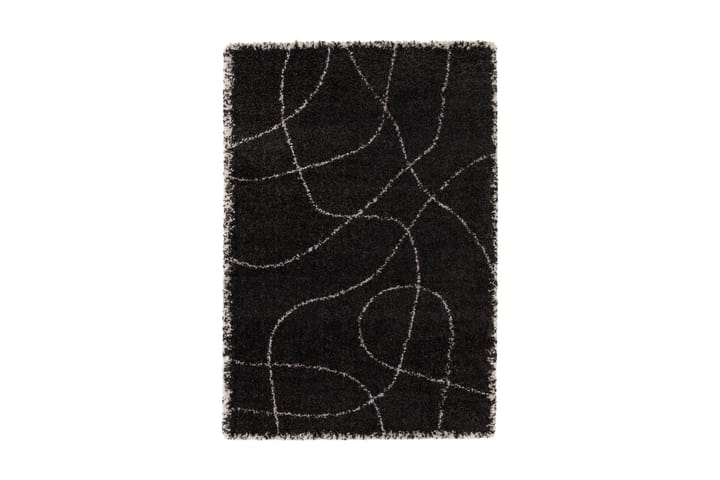 Nukkamatto Windsor Art Kulmikas 160x230 cm - Musta - Kodintekstiilit & matot - Matto - Moderni matto - Nukkamatto