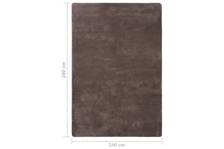 Teddy-matto harmaanruskea 200x140 cm - Taupe - Kodintekstiilit - Matot - Moderni matto - Nukkamatto