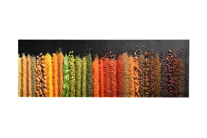 Keittiön pestävä lattiamatto Spice 60x180 cm - Monivärinen - Kodintekstiilit - Matot - Moderni matto - Räsymatto