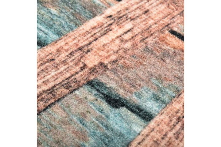 keittiön pestävä matto Love 45x150 cm - Monivärinen - Kodintekstiilit - Matot - Moderni matto - Räsymatto
