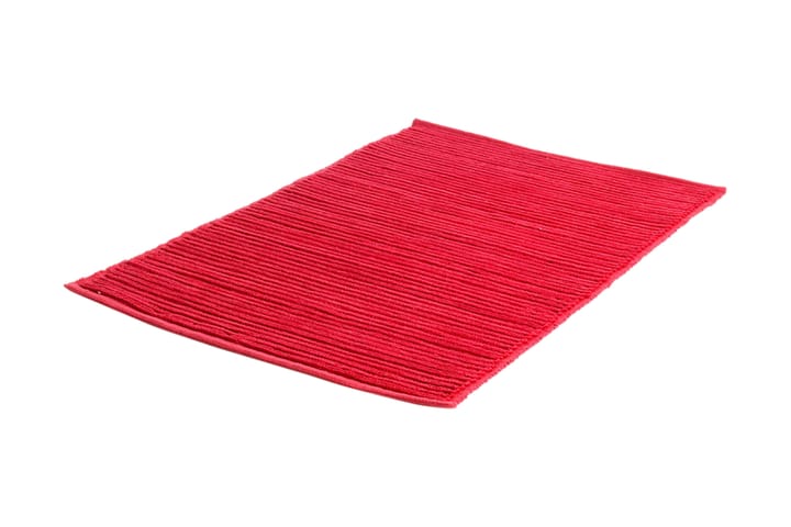 Puuvillamatto Ribb 60x90 cm Punainen - Etol - Kodintekstiilit & matot - Matto - Moderni matto - Räsymatto