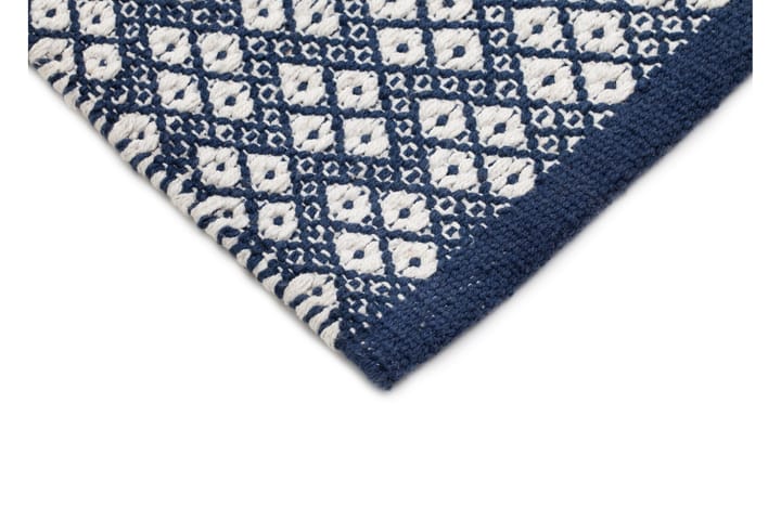Räsymatto Lidingö 135x195 cm - Sininen - Kodintekstiilit - Matot - Moderni matto - Räsymatto