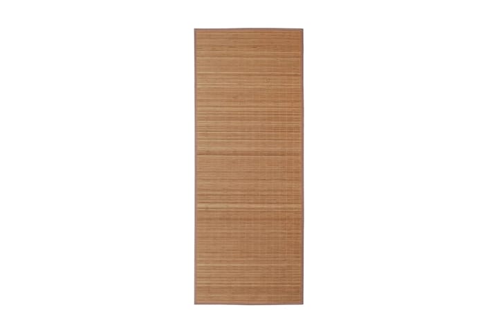 Luonnollinen Suorakaide Bambumatto 80 x 300 cm - Ruskea - Kodintekstiilit - Matot - Isot matot
