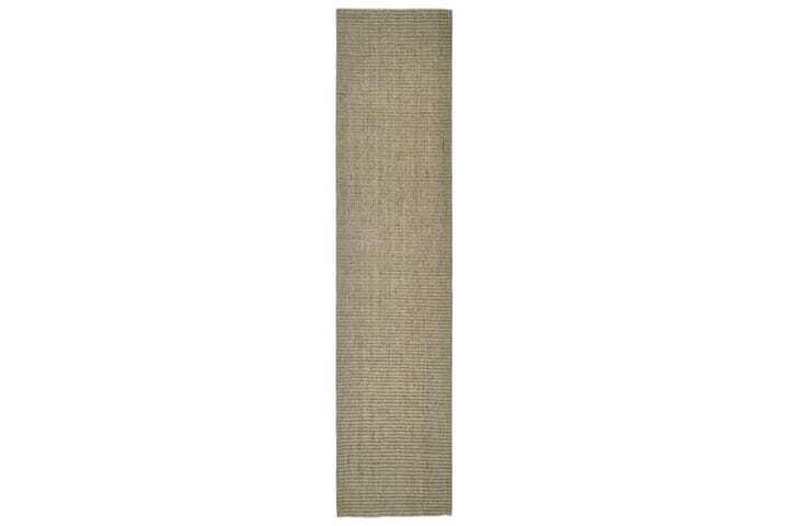 Matto luonnollinen sisal 80x350 cm harmaanruskea - Taupe - Kodintekstiilit & matot - Matto - Moderni matto - Sisalmatto