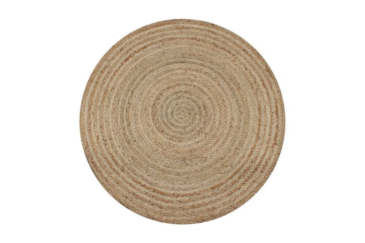 Pyöreä matto 120 cm punottu juutti - Beige - Kodintekstiilit - Matot - Moderni matto - Sisalmatto