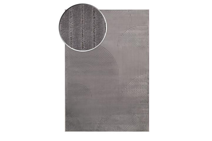 Viskoosimatto Amore Art Kulmikas 160x230 cm - Harmaa - Kodintekstiilit & matot - Matto - Moderni matto - Viskoosimatto & keinosilkkimatto