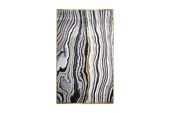 Matto Asaphe 150x230 cm - Valk/musta/harmaa/kulta - Kodintekstiilit & matot - Matto - Moderni matto - Wilton-matto