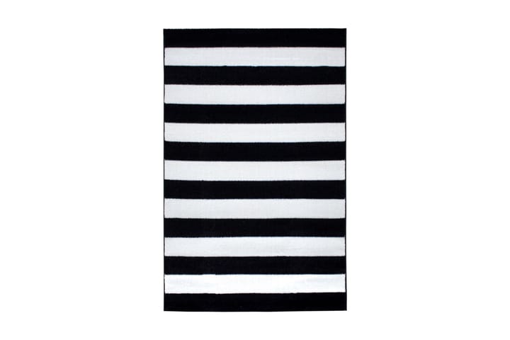 Matto Himeshe 120x170 cm - Musta / Valkoinen - Kodintekstiilit & matot - Matto - Kuviollinen matto & värikäs matto