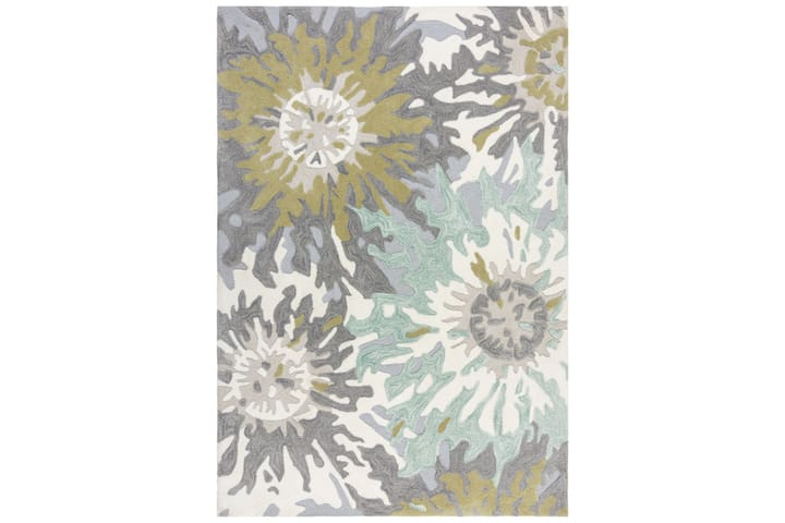 Matto Zest Soft Floral 120x170 cm Vihreä - Flair Rugs - Kodintekstiilit & matot - Matto - Moderni matto - Wilton-matto