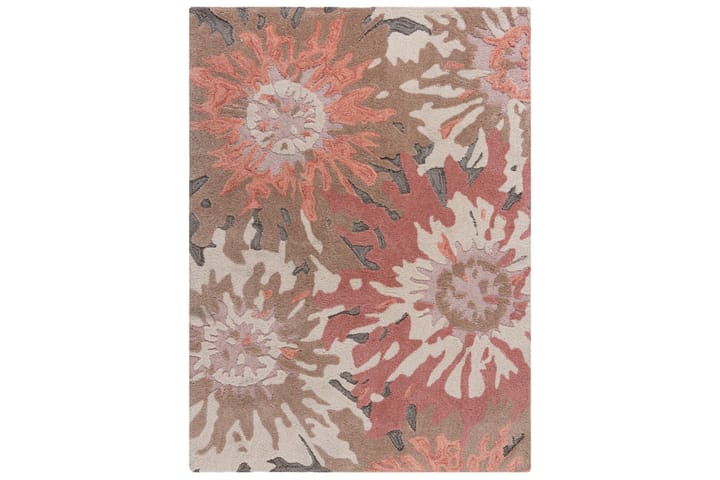 Matto Zest Soft Floral 160x230 cm Terrakotta